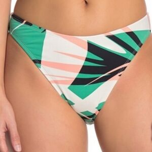 the Bikini Lab sonic boom palm print‎ bikini bottom